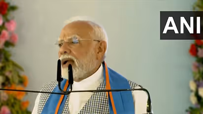 Prime Minister Narendra Modi in Bihar's Siwan (Photo/ANI)