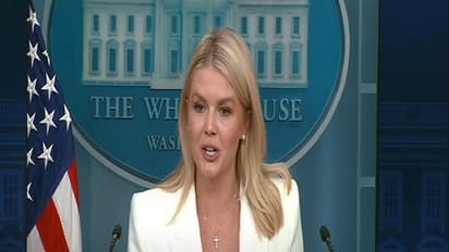 White House Press Secretary Karoline Leavitt briefs media
