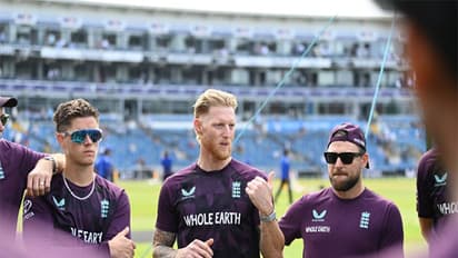 England captain Ben Stokes with his team (Photo: @englandcricket/X)