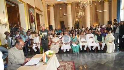 CV Ananda Bose Oath Taking Ceremony