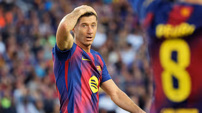 FC Barcelona's Lewandowski