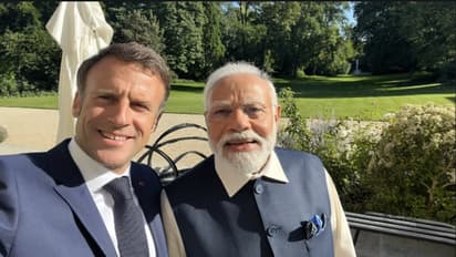  emmanuel macron  modi