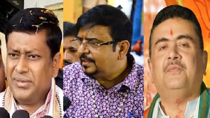 sujit bose, sukanta majumdar and suvendu adhikari