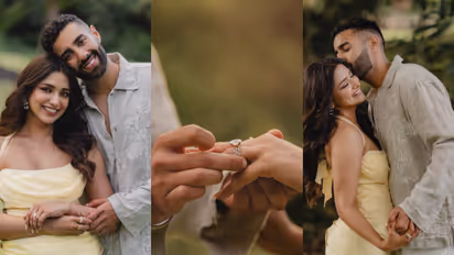 Jiyaa Shankar Seals Her Love Story With Beau Kaaran In Dreamy Engagement