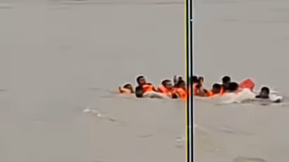 Patrol Boat Overturns in Narmada Amid Rising Water Levels