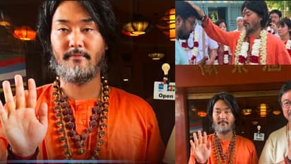 Japanese devotee in Kanwar Yatra