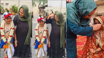 Muslim Mother Dresses Son as Lord Krishna