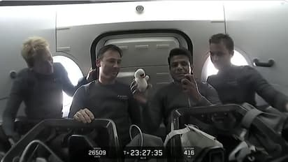 Shubhanshu Shukla's message from space 