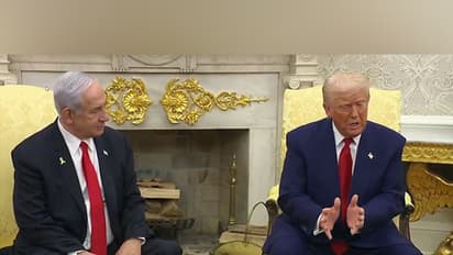 US President Donald Trump alongside Israeli Prime Minister Benjamin Netanyahu in the White House. (Photo/The White House)