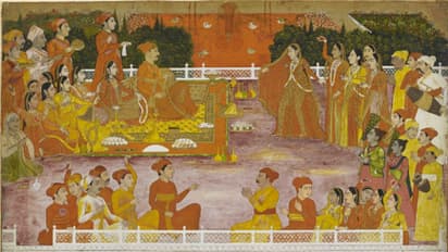 Holi in Mughal period
