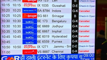 Passengers Stranded At Delhi IGI Airport Due To IndiGo Flight Cancellations