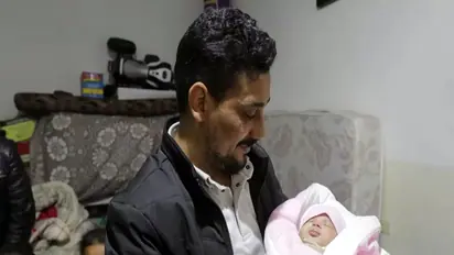 syria earthquake saved newborn baby