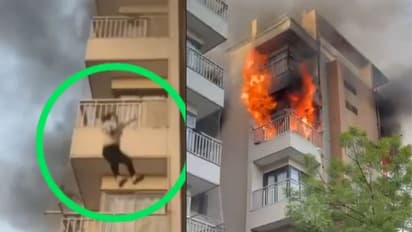 अहमदाबाद के बिल्डिंग में लगी आग