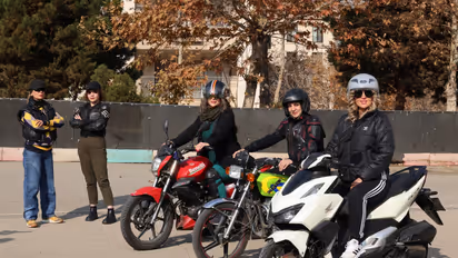 Iran's women bikers take the road despite legal, social obstacles