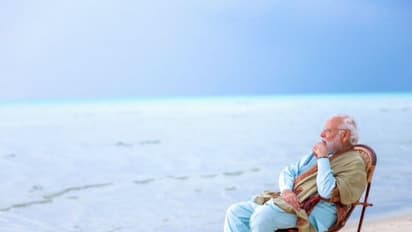 Modi in Lakshadweepa