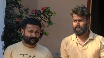 two arrested after dumping ganja during vehicle check in parasala