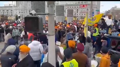 Check out the viral video of Khalistanis violence at the referendum in San Francisco bsm