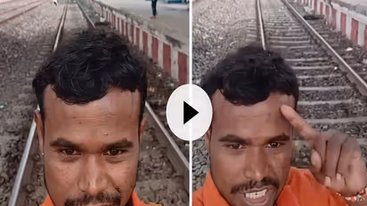 Man Risks Life on Railway Track and Says He Won’t Leave Until Girls Follow Him