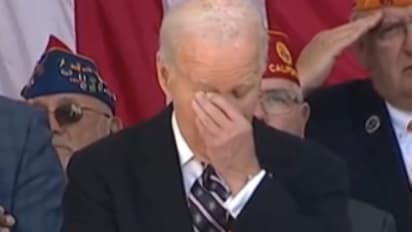 Joe Biden during God Bless America Song