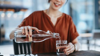 Glass Water Bottle