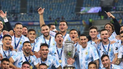 Some special moments of Lionel Messi after argentina Copa America Final 2021 spb