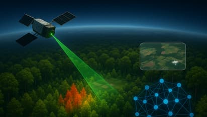 Space lasers & AI unite to map forest carbon in minutes 