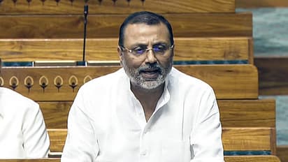 Nishikant Dubey speaks in the Lok Sabha