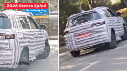 2026 Maruti Suzuki Brezza Facelift spied