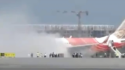 Delhi Air India flight catches flight after landing