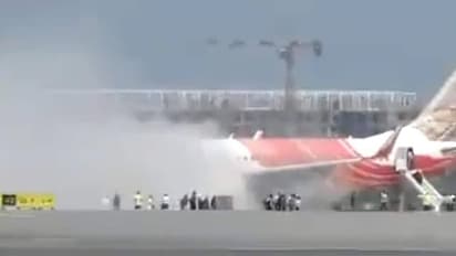 Delhi Air India flight catches flight after landing