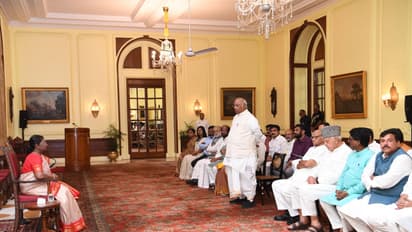 Opposition Indian s memorandum to President Draupadi Murmu on Manipur violence issue demands statement from PM Modi bsm