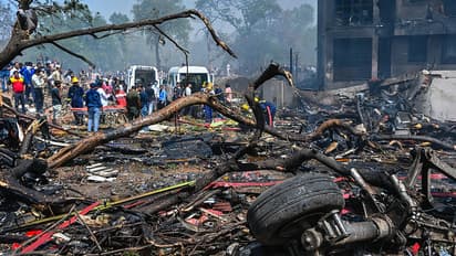Ahmedabad plane crash site