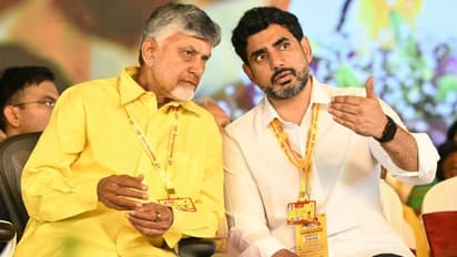 Chandrababu and Lokesh