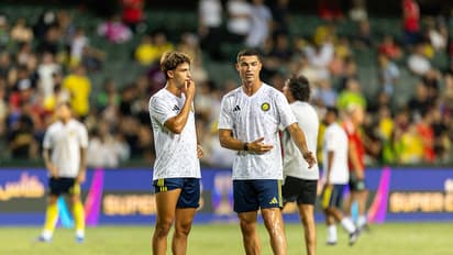 Joao Felix and Cristiano Ronaldo