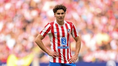 Atletico Madrid's Julian Alvarez