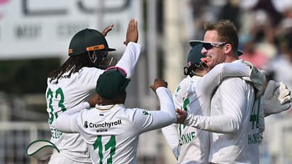 South African spinner Simon Harmer