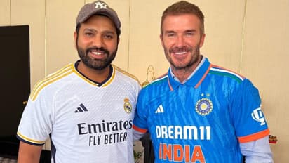david beckham rohit sharma