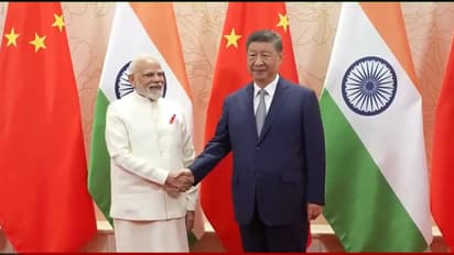 PM Modi during bilateral meeting with Chinese President Xi Jinping