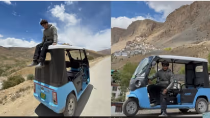 UP Man Takes E-Rickshaw On Epic Spiti Valley Adventure, Leaves Tourists Stunned