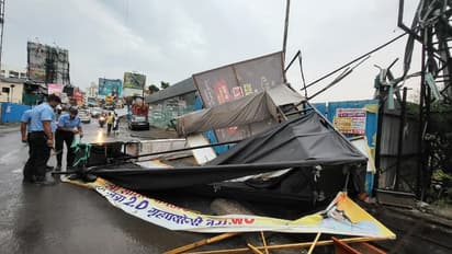 wagholi hoarding collapse