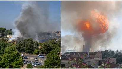 Explosion Rocks A Petrol Station