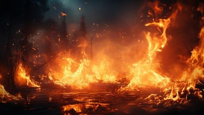 Devastating fire in Dum Dum About 40 50 houses burned down