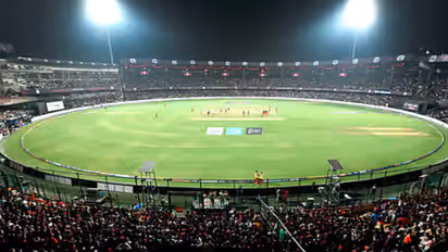 Chinnaswamy Stadium Goes Kannada Yellow Red Theme and Kannada Signages Unveiled