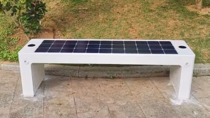 smart solar bench