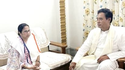 Mamata Banerjee with Ananta Maharaj