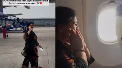 Woman Captures Mother’s Emotional First Flight Moment