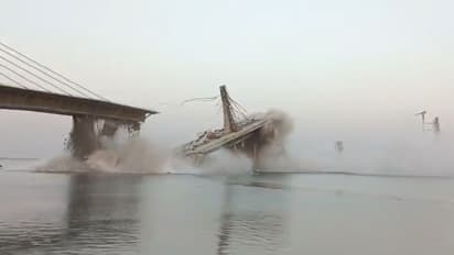 Ganga River Bridge in Bhagalpur collapse