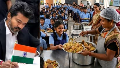 Tamil Nadu Schools Chicken biryani once a week in government schools Vijay govt weighs Mid Day Meal plan