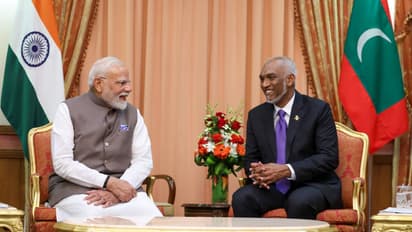 PM Modi and Muhammed Muizziu