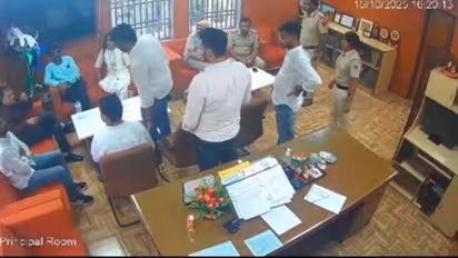 Delhi University Professor Slapped by Student